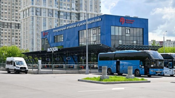 Первое международное направление заработало на автовокзале Красногвардейском