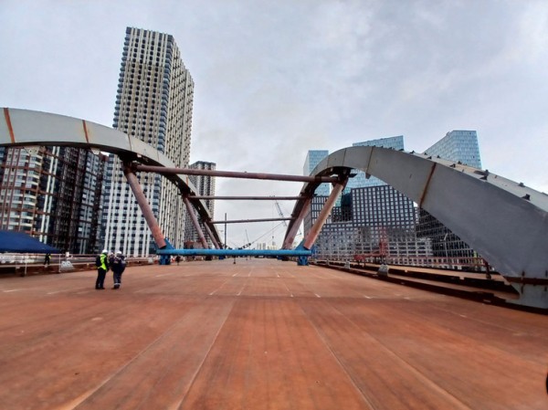 Новый мост через Москву-реку достраивают у Шелепихи Новый мост через Москву-реку достраивают у Шелепихи