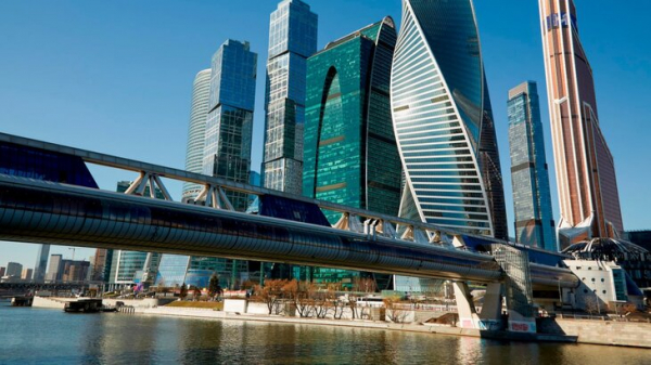Пешеходный мост "Багратион" в "Москва-Сити" закрывается с 24 марта Пешеходный мост "Багратион" в "Москва-Сити" закрывается с 24 марта